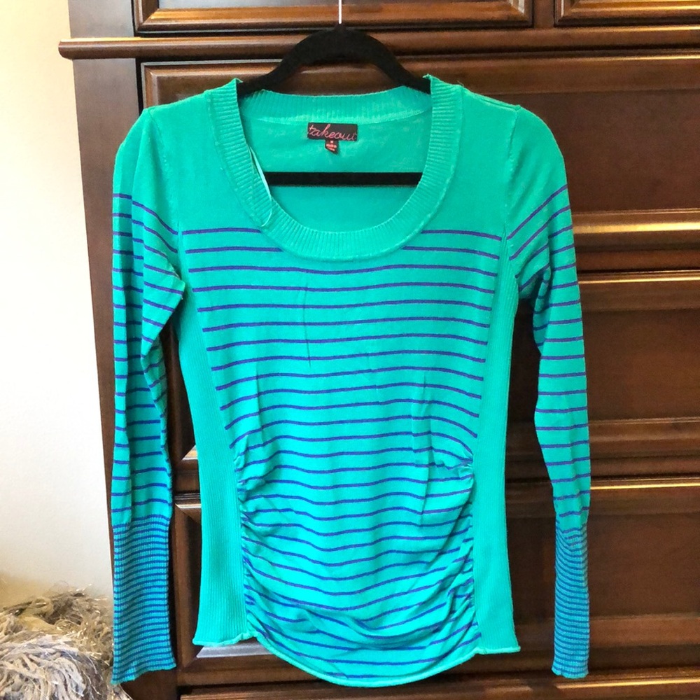 Green sweater!